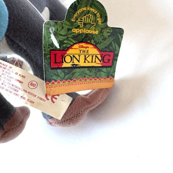 Disney Store 8" Mini Bean Bag Plush Lot Rafiki Timon Scar Pumbaa Nala Exclusive - Picture 12 of 16